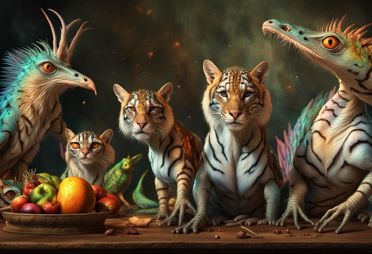 Exotic Alien Creatures in Hyperreal Detail