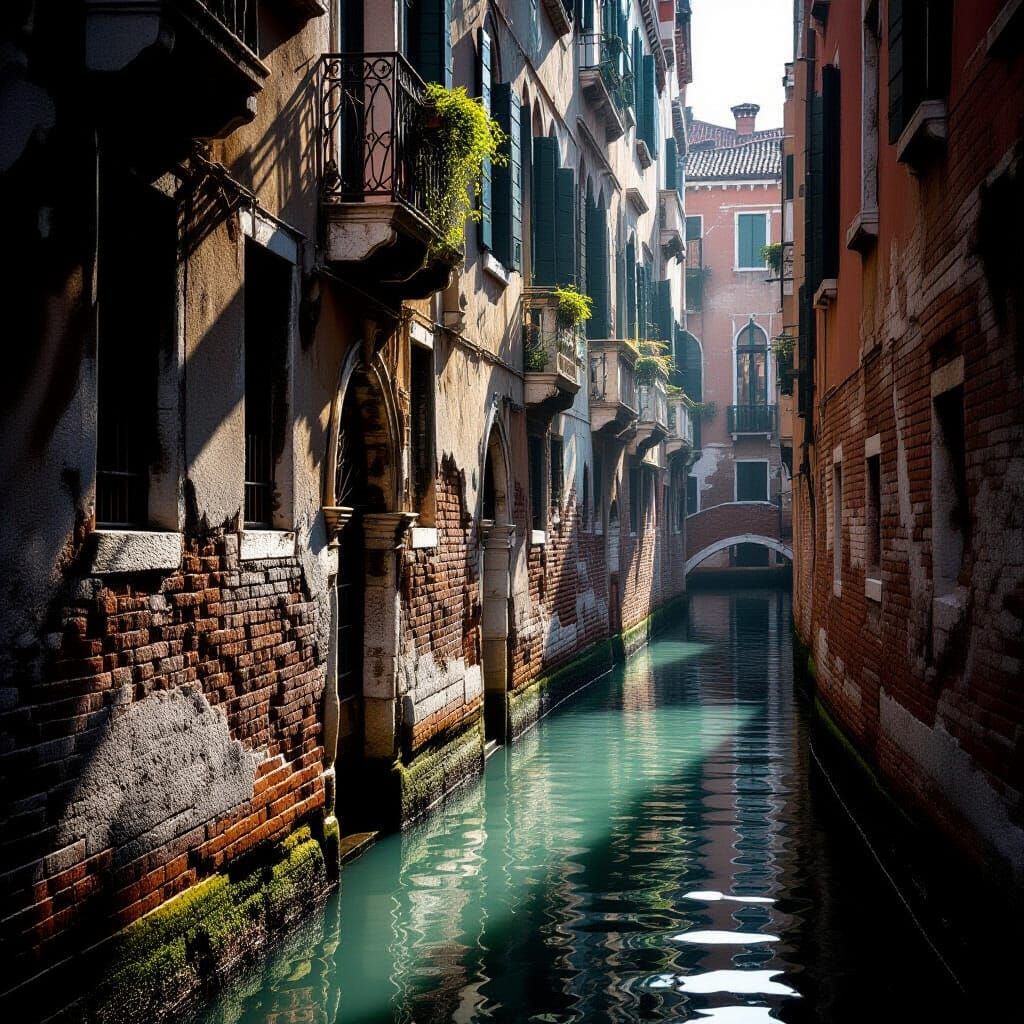 Venice Ghetto Shadows in Dreamlike Bokeh