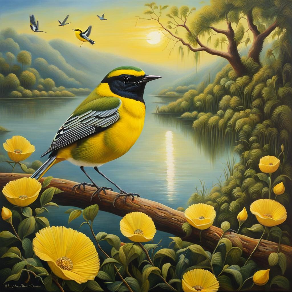 yellow-breasted chat bird