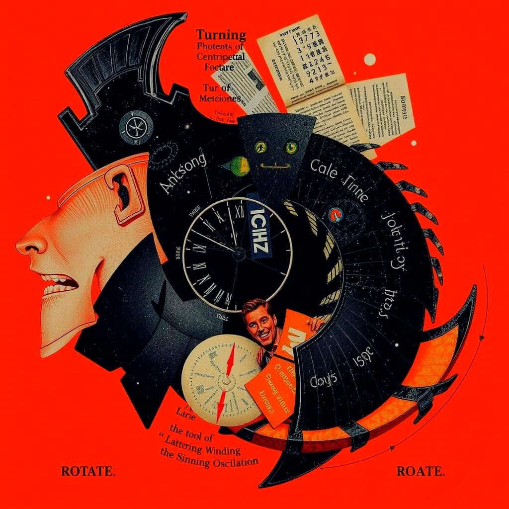 Abstract Spiral Motion and Rotation Dynamics