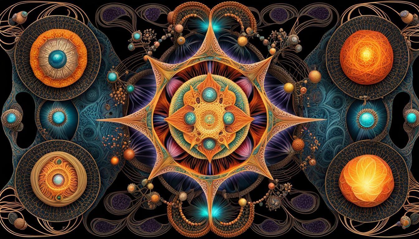 Quantum Zentangle with Flora and Earth Chakras