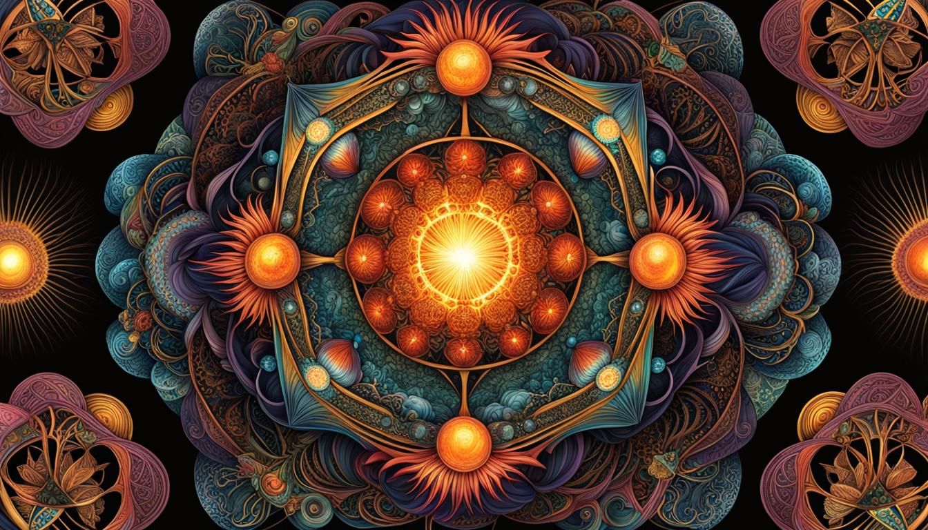 Quantum Zentangle: Fractal Geometry and Earth Chakras