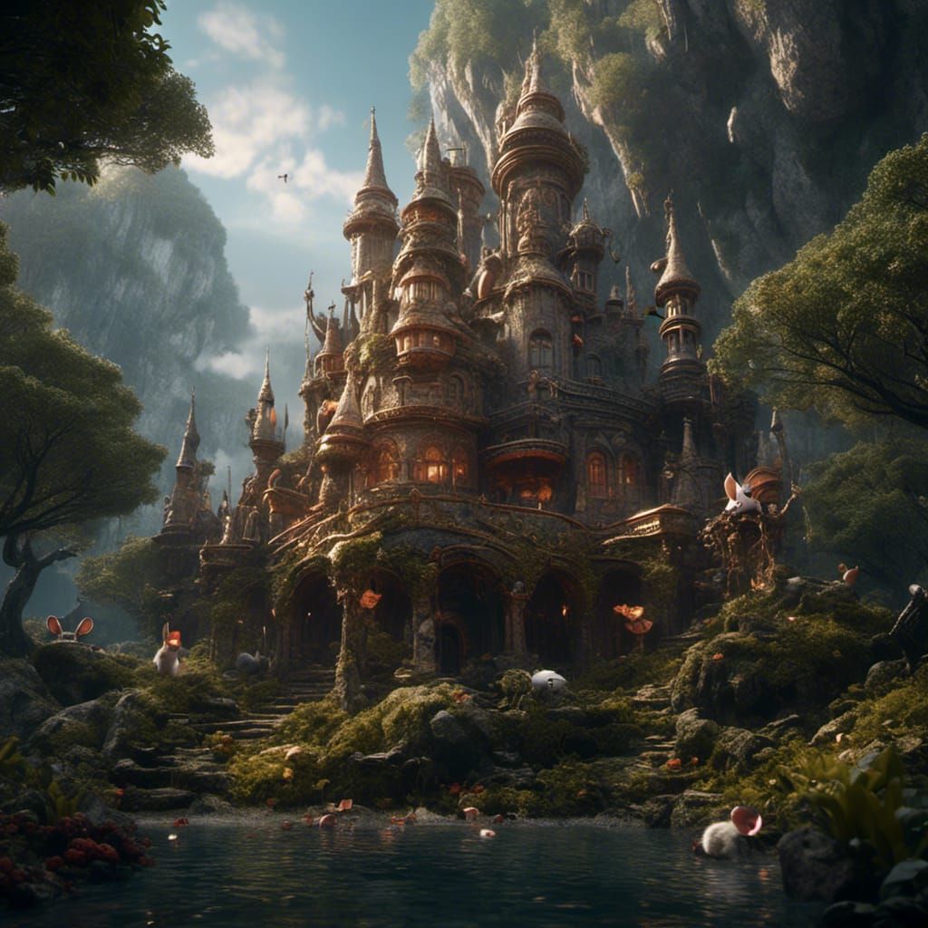 Detailed Matte Painting of the Mouse King