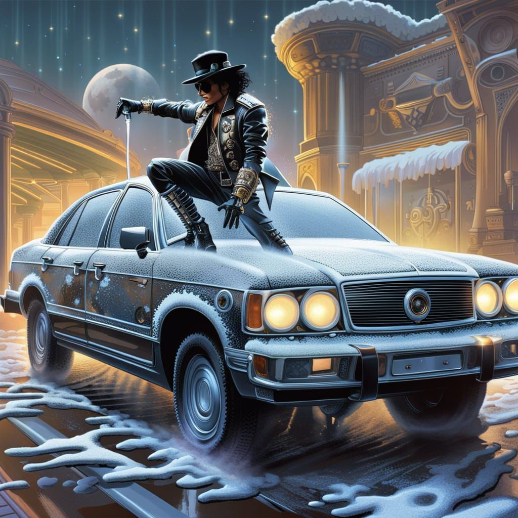 Michael Jackson Working at the Car Wash v6