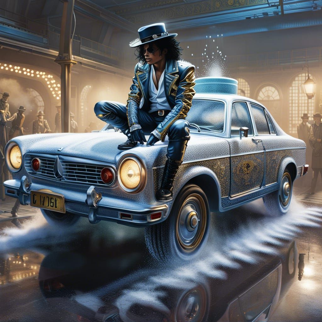 Michael Jackson Working at the Car Wash v7