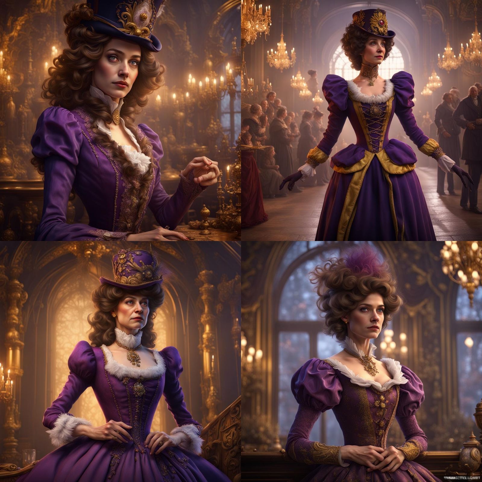 Dark Fantasy Portrait of Female Drosselmeyer