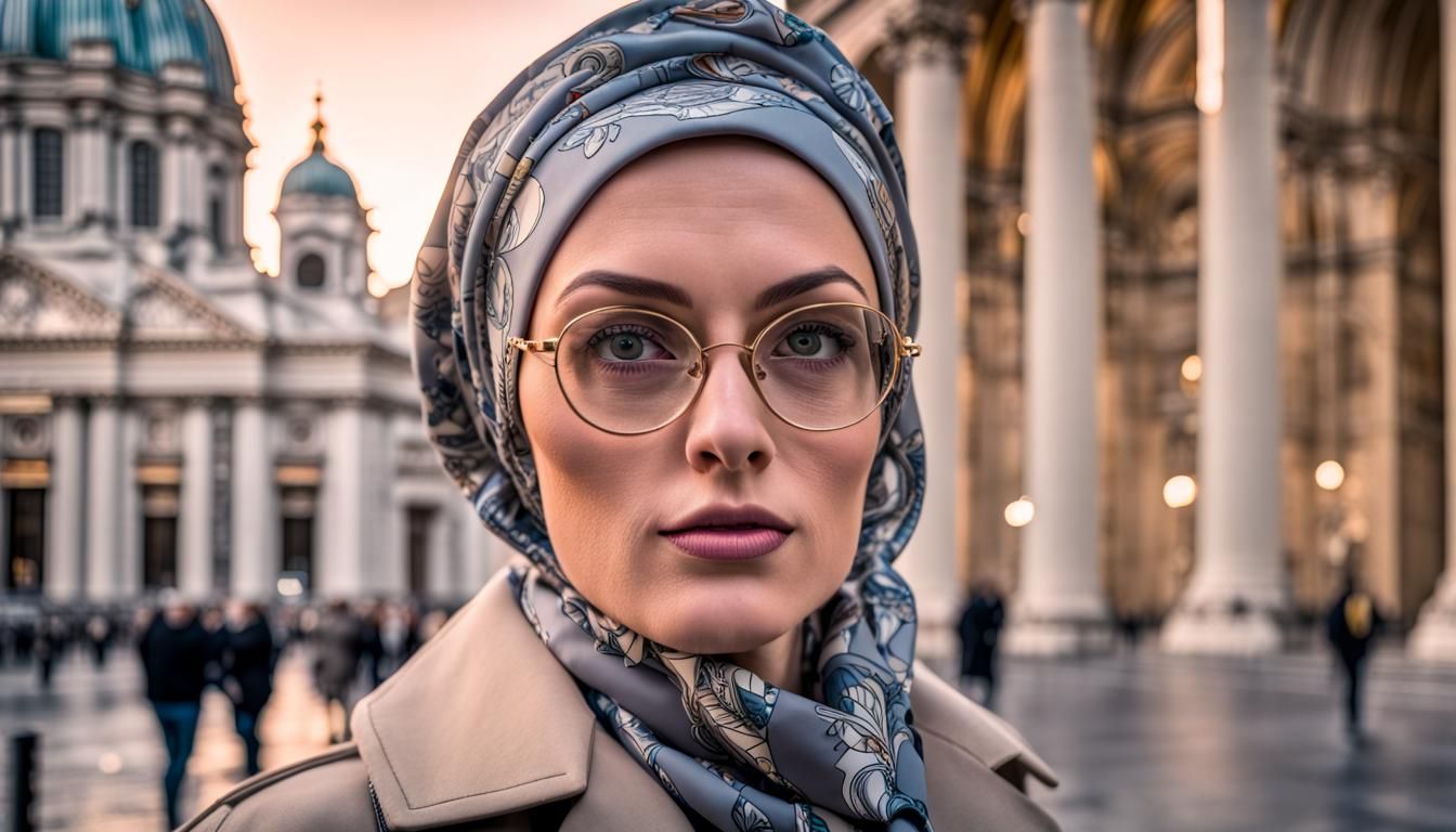 Femme Fatale at St Stephen's Basilica, 1960s