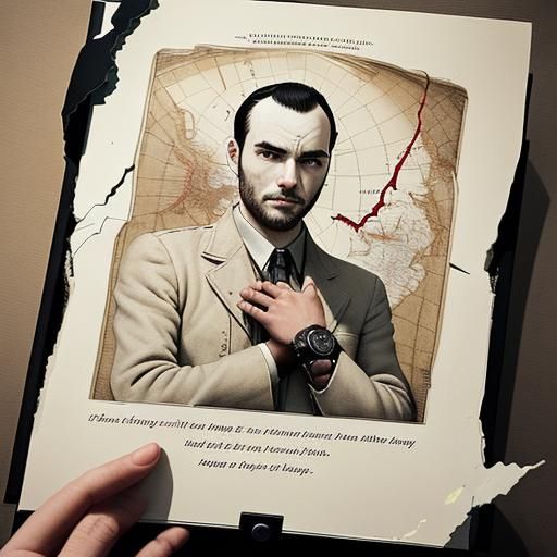 He traced the hairline cracks with a trembling finger, each line a map of a life unlived. The hands, once poised for a t...