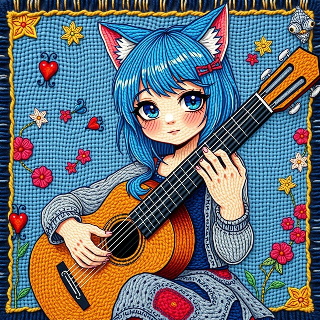 (Woven tapestry surrealism) Koko