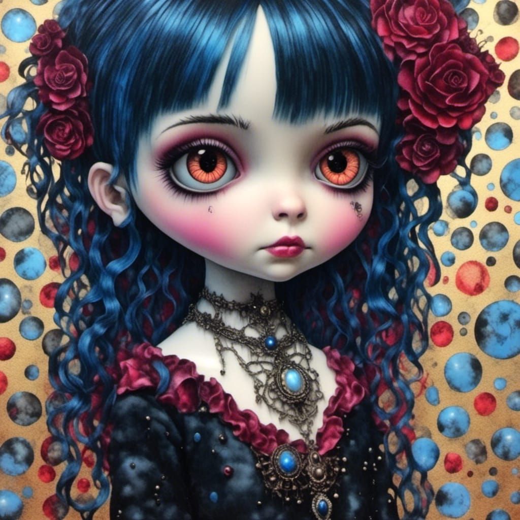 Eerie Flapper in Speakeasy: Dark Fantasy Portrait