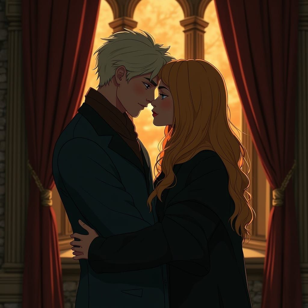 Forbidden Love in a Hogwarts Alcove