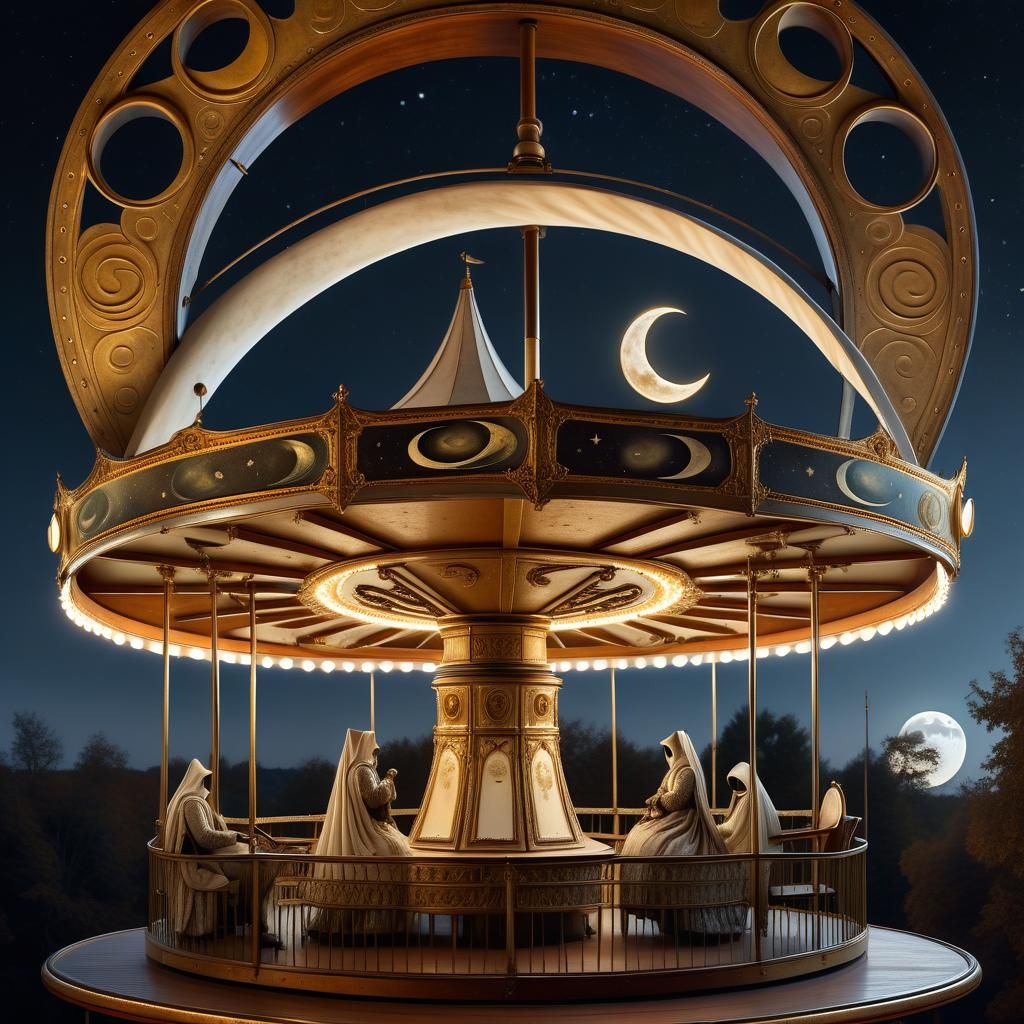 Ethereal Ghosts and Galileo Gazing at Stars