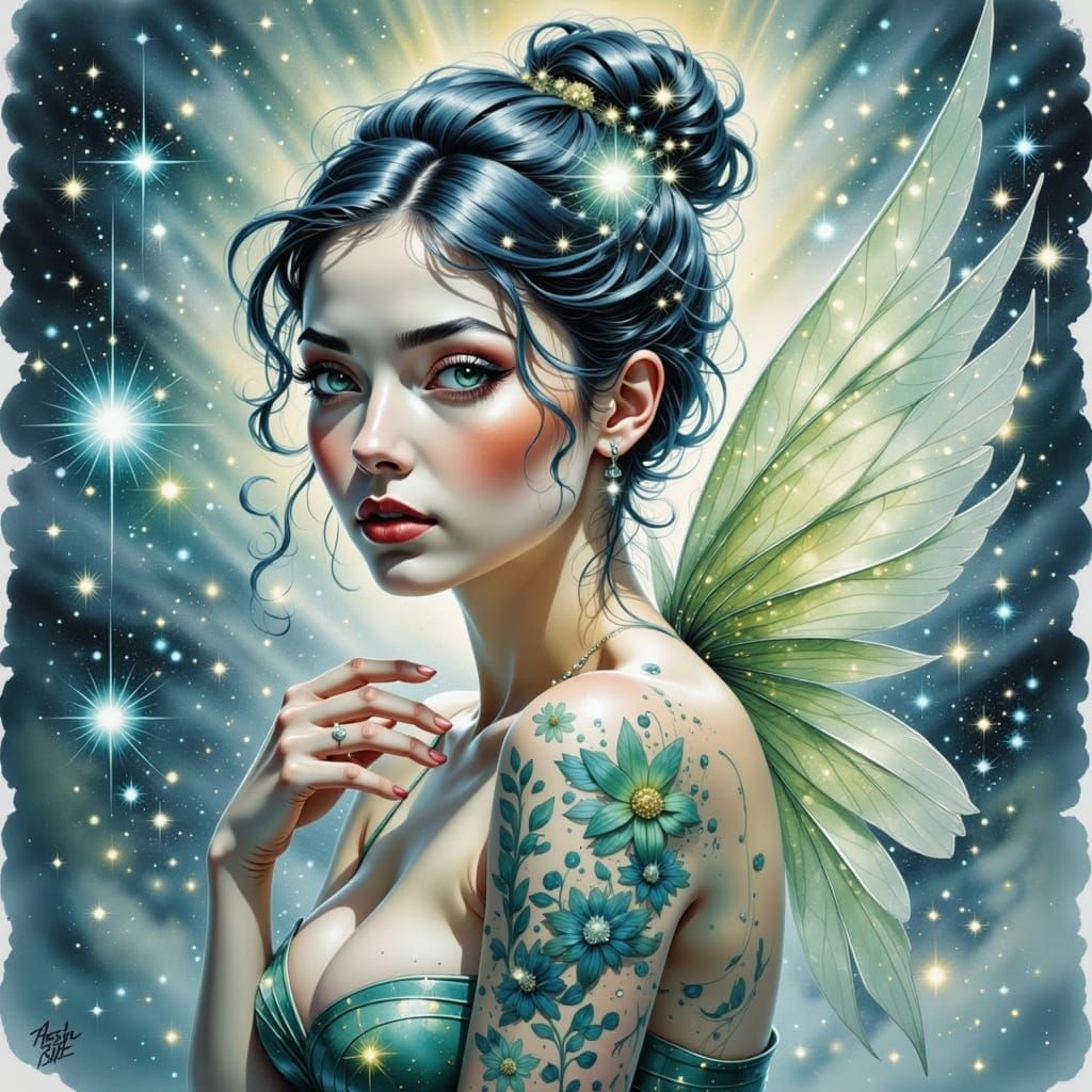 Fada Celestia: De origem latina, este nome deriva de "celestial", relacionado ao céu e às estrelas.