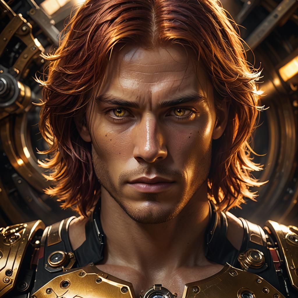 Handsome Man with Cybernetic Eye: Concept Art