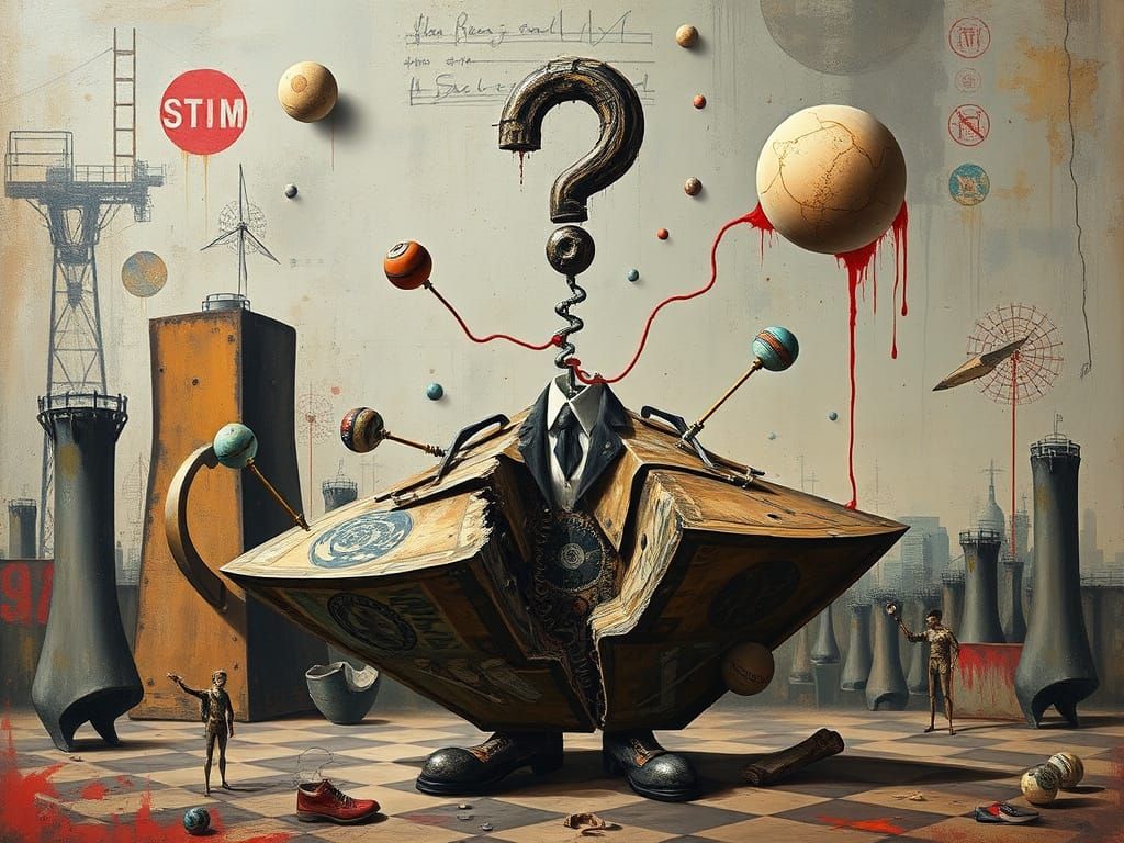 Surreal Nightmare in Distorted Reality