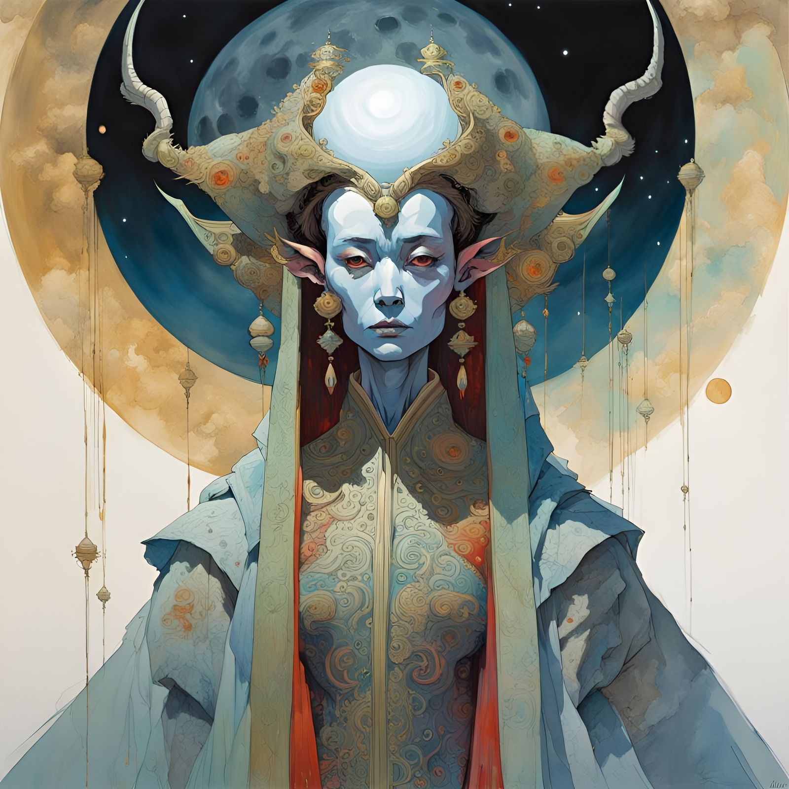 High Priestess of an Alien World