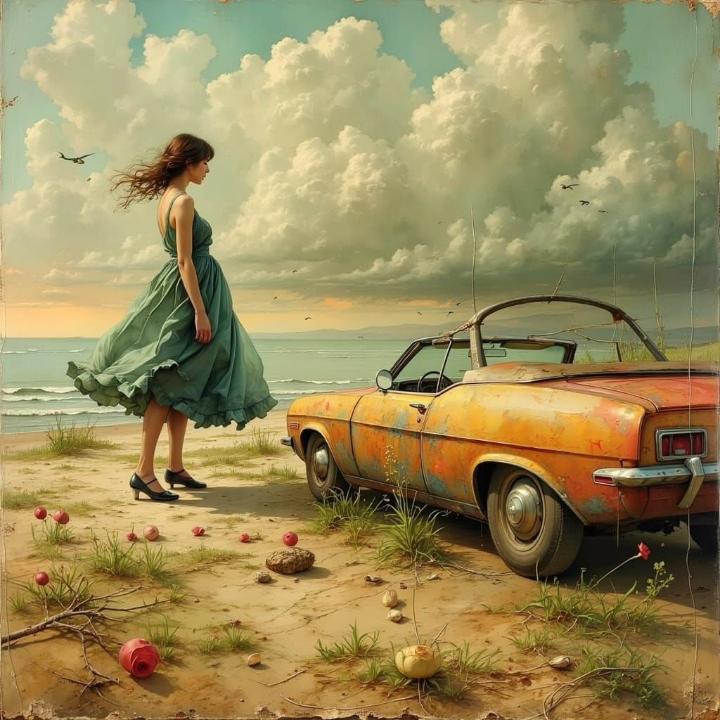 Enchanting Ballerina in Cozy Pastel Dreamscape