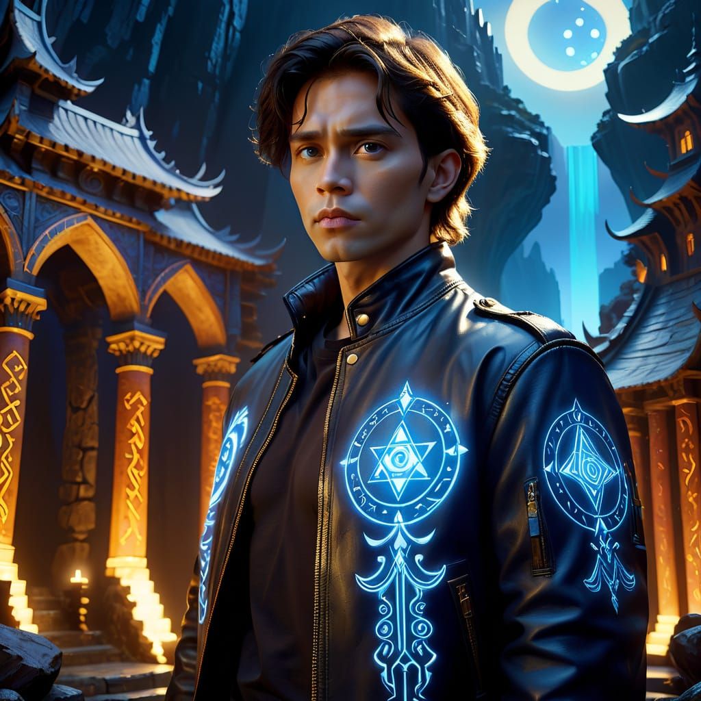 Ritt Momney as Yung Adult in Epic Fantasy Landscape