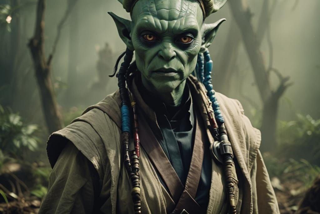 Twi'lek Predator Yoda Thrawn Alien Mashup