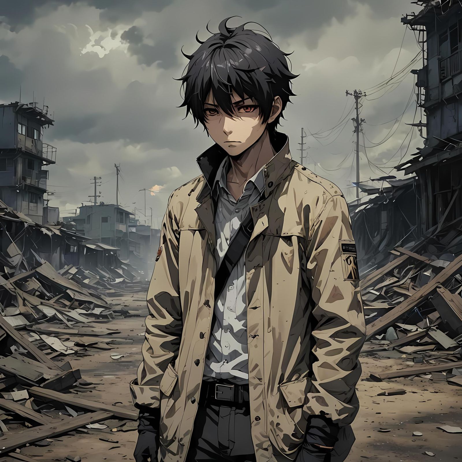 Depressed Anime Hero in Void of Despair