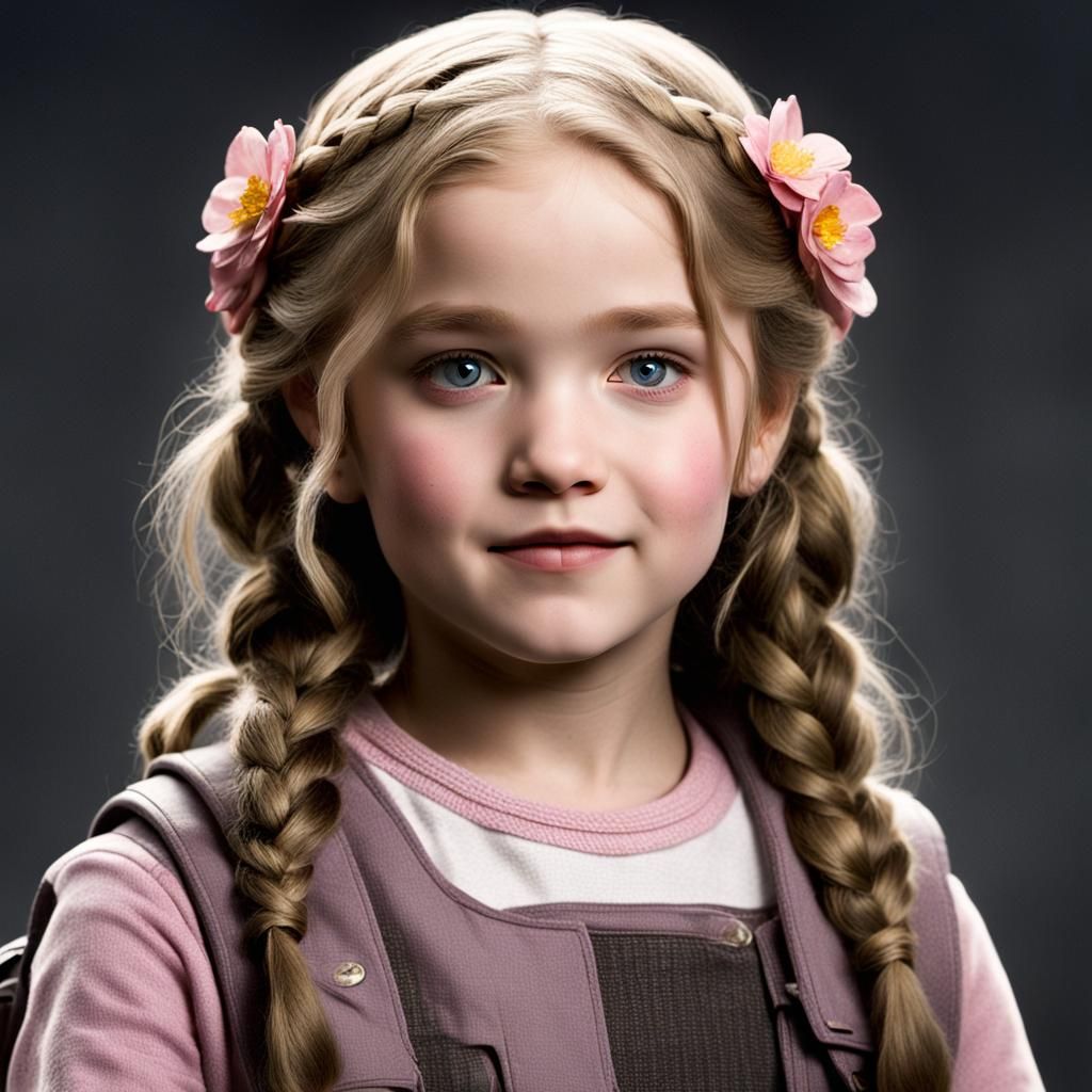 Primrose Everdeen Portrait: Digital Art
