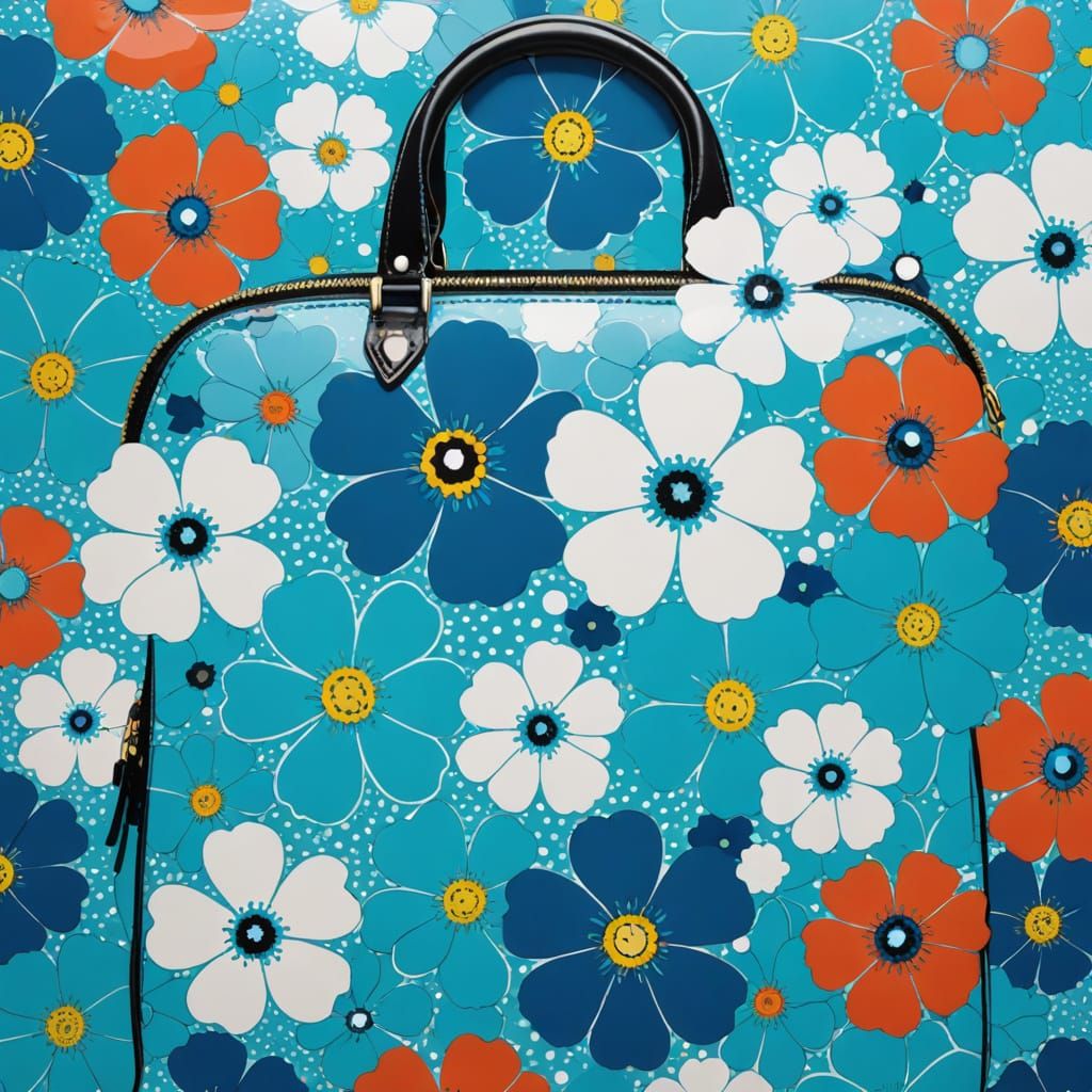 Damien Hirst Style Speedy Bag Seriolithograph