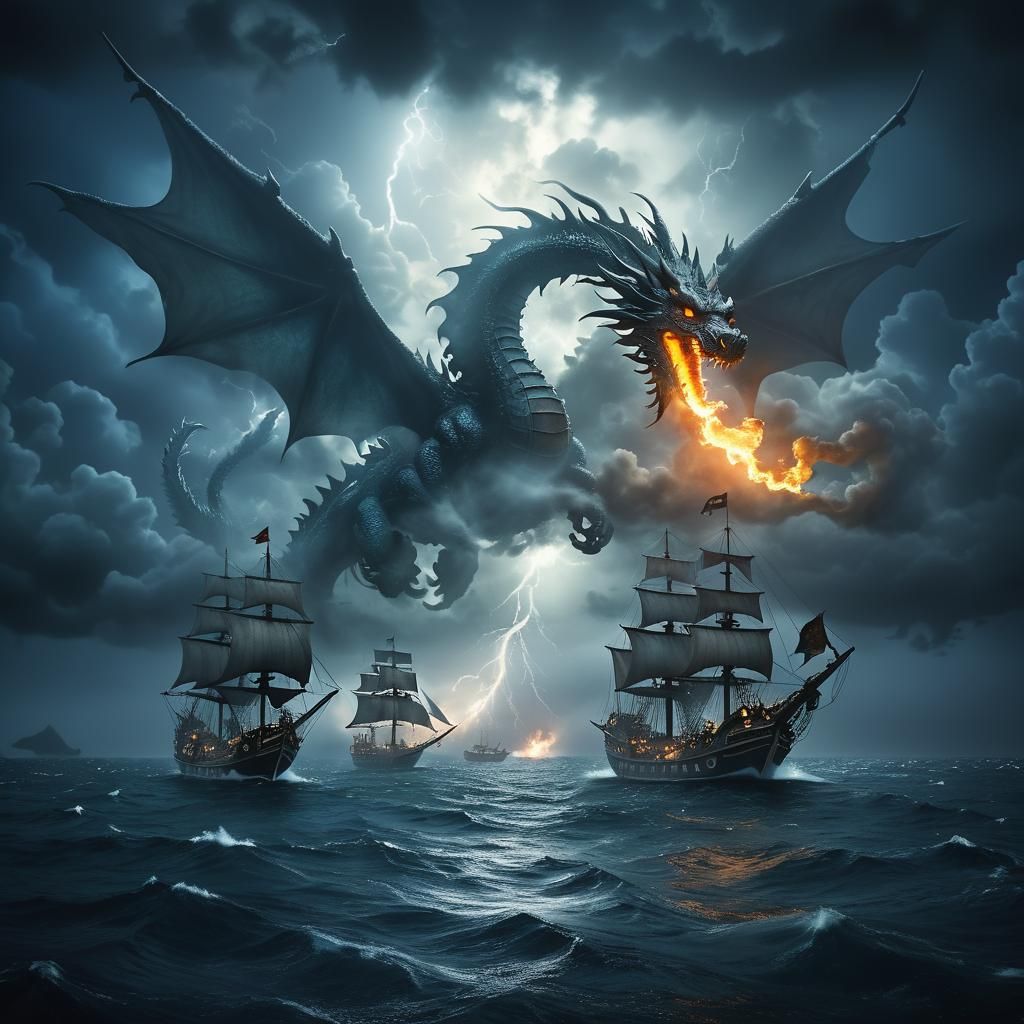 Dragon Mist Formation Attacks Pirate Fleet