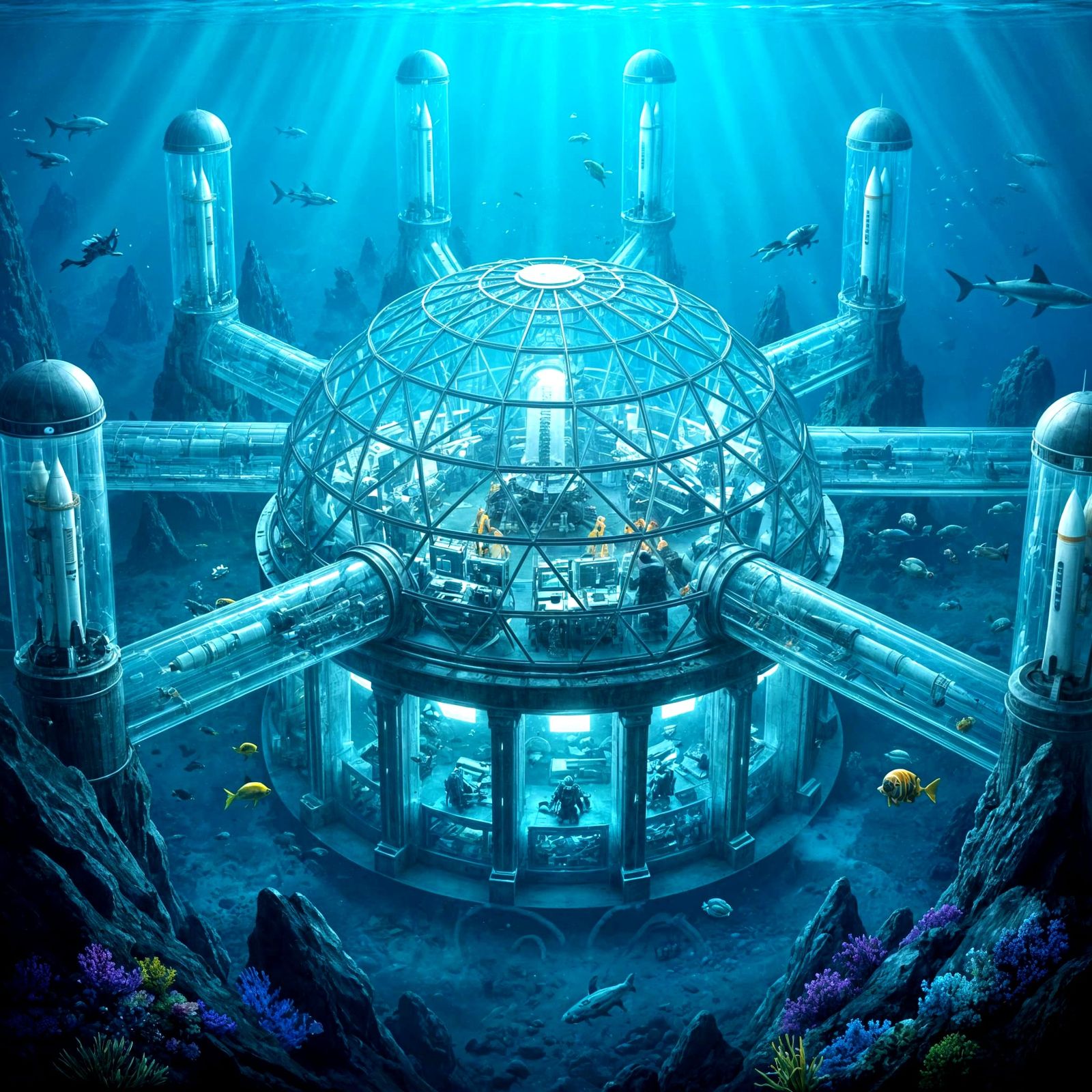 Supervillain Underwater Lair