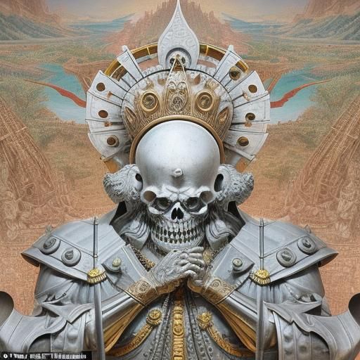 Sword Piercing Anvil: Detailed 3D Render