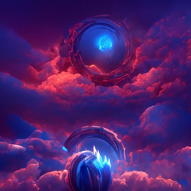 Magic Portal to Hell in Anime Style