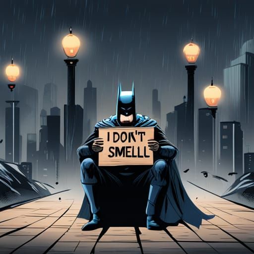 Batman's Rainy Day Confession