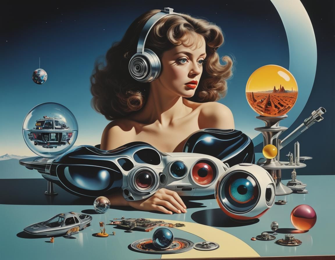 Philosophical Maximalism: Retrofuturistic Movie Poster