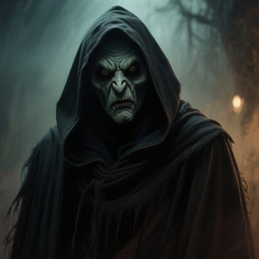 Haunting Portrait of the Boogeyman in Photorealistic Style