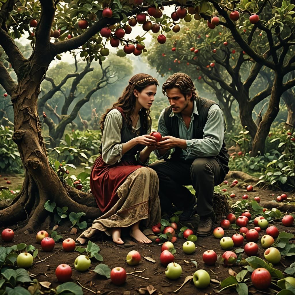 Adam and Eve in the Garden of Eden