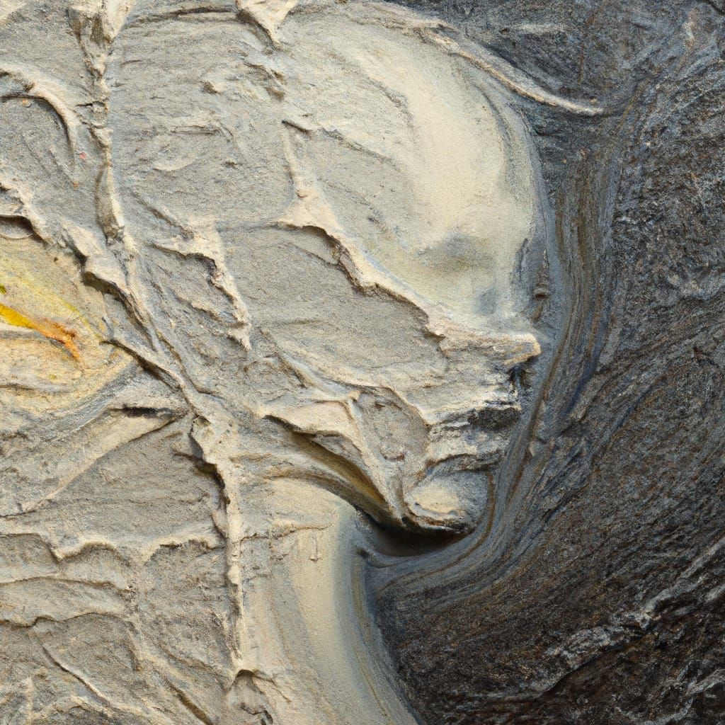 Surreal Melting Clock in Salvador Dali Style