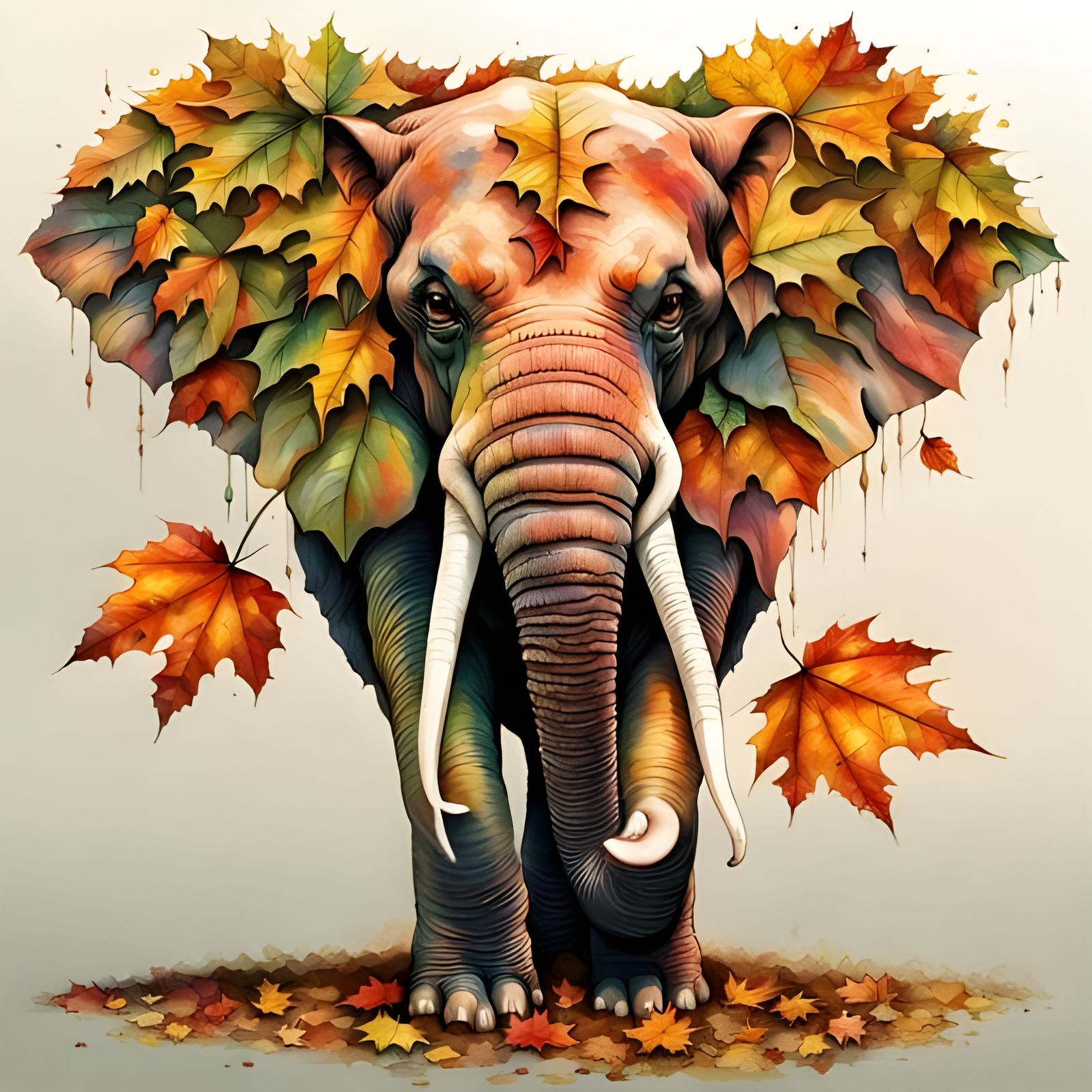 Autumn elephant
