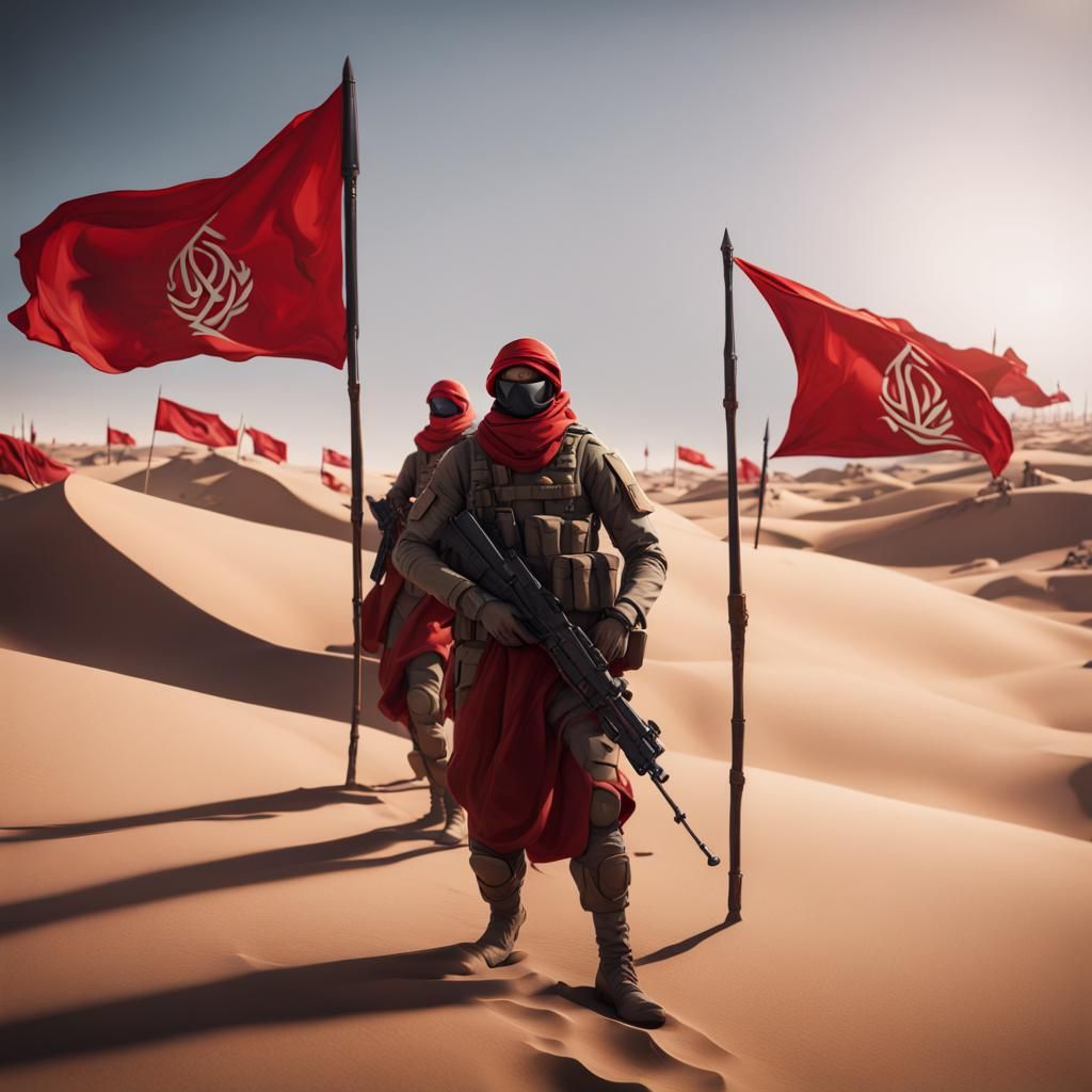 Arabic Army on Dune: Fantasy Concept Art