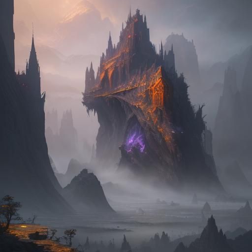 Fantastical AI Concept Art in Deep Color