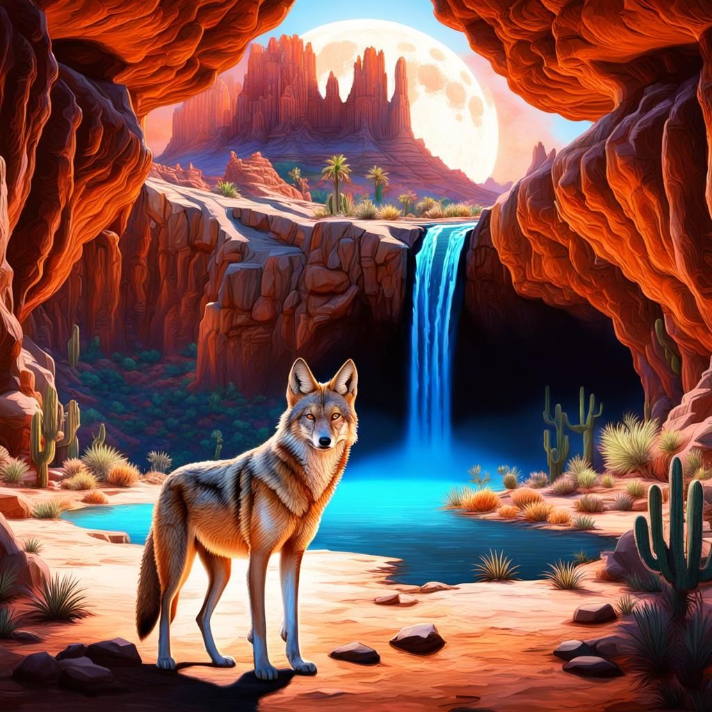 A secret place in the Desert Canyon