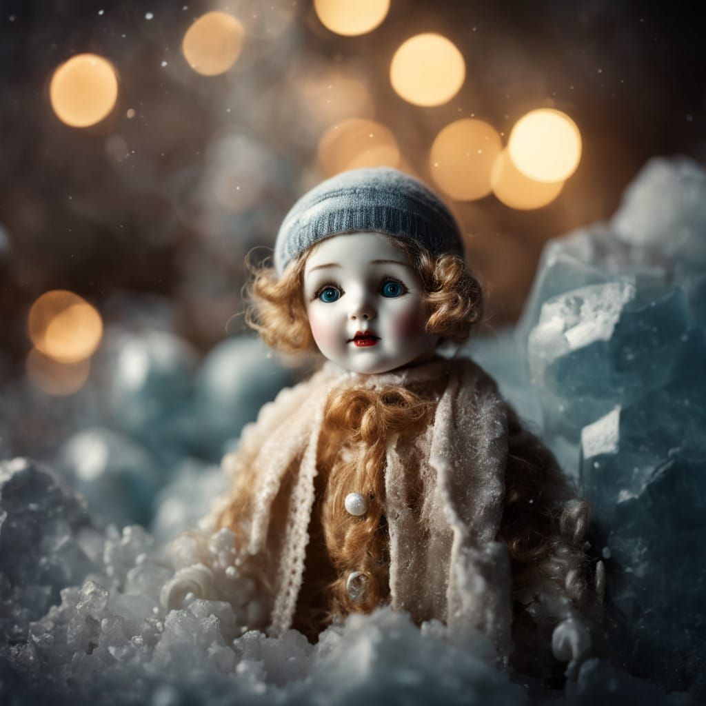Vivacious Frozen Doll in Winter Wonderland