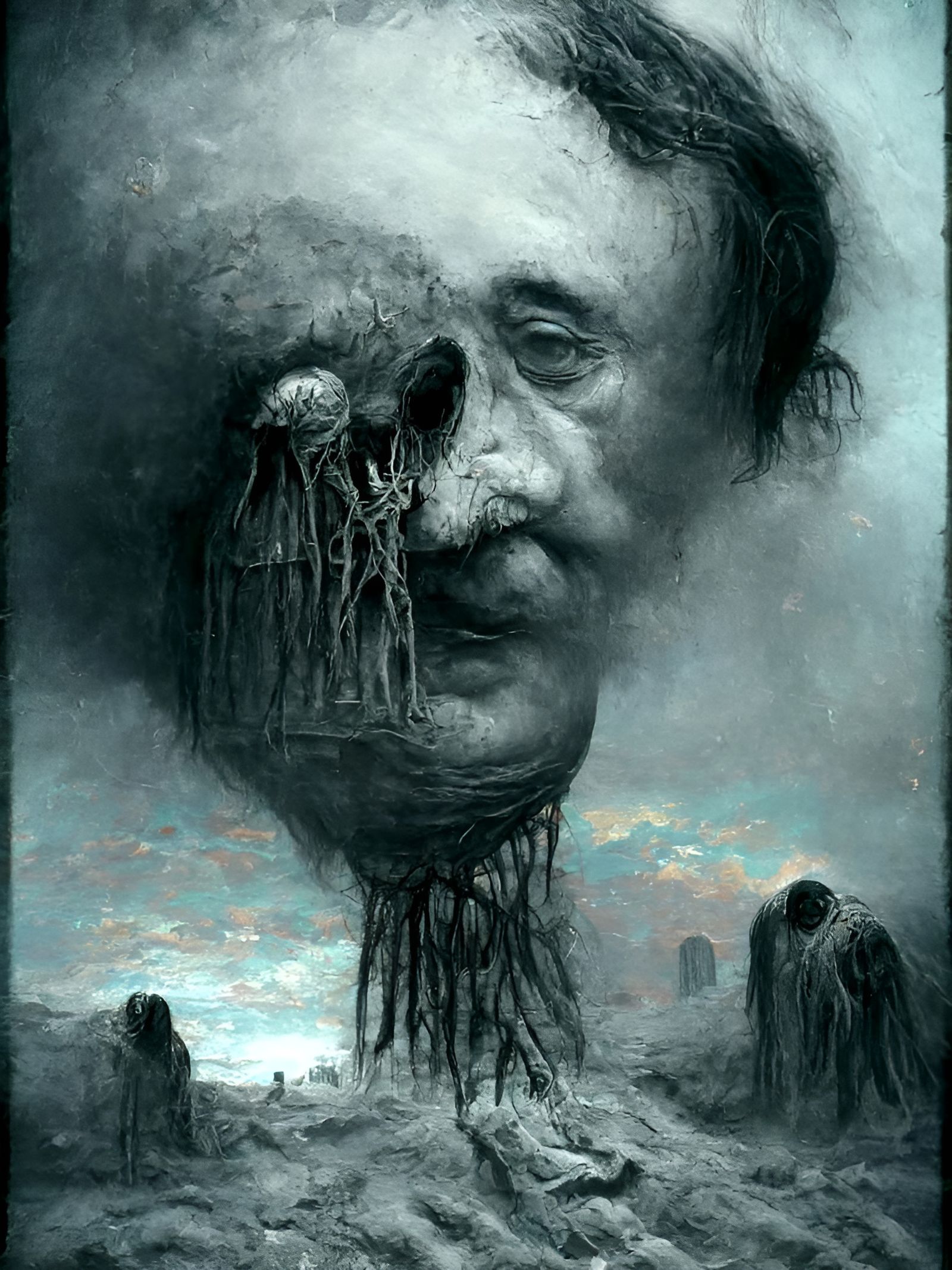 Nightmare Landscape in a Dark Fantasy Style