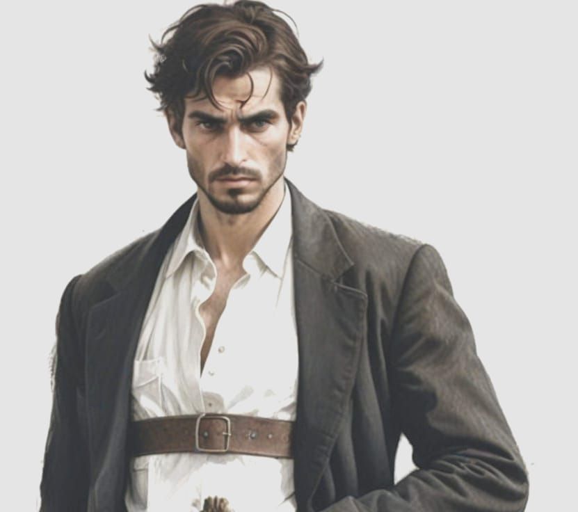 Rugged Male Portrait in a Realistic Aesthetic