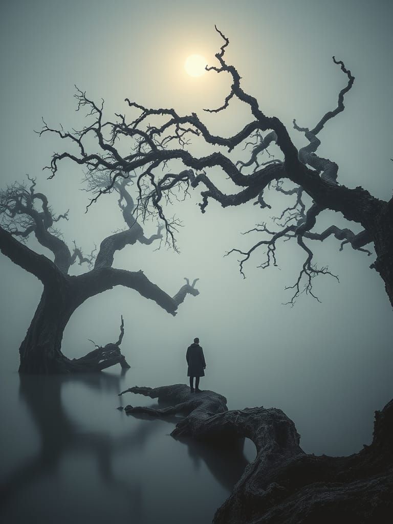 Surreal Landscape of Longing and Nostalgia in Muted Colors