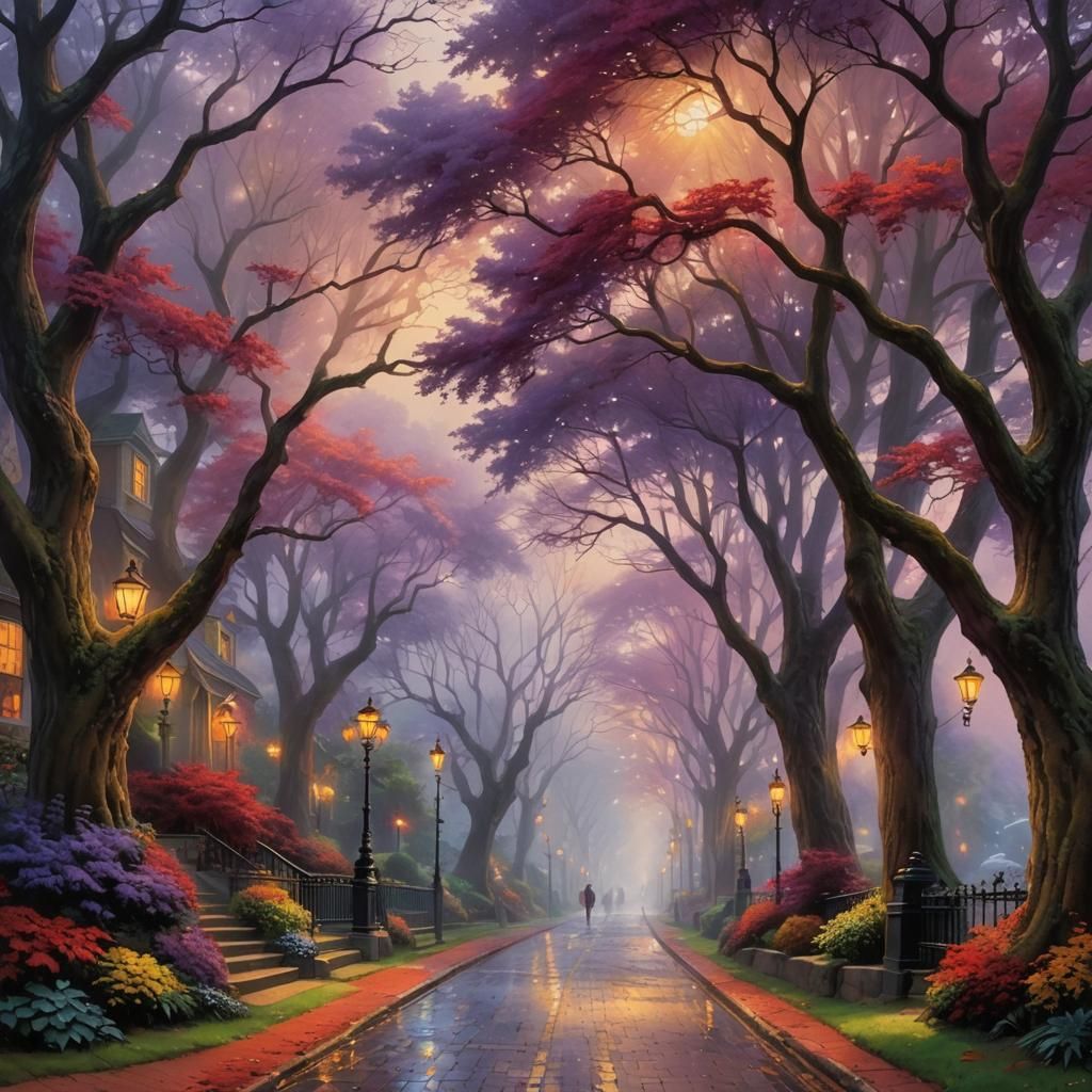 Enchanted Forest Tunnel for Laughing Couple