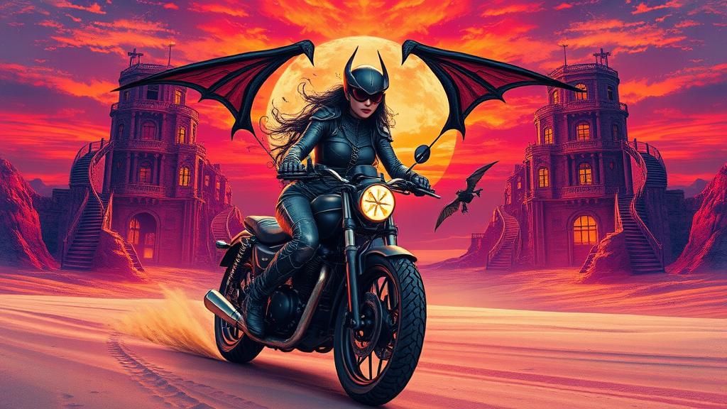 Gothic Rocker Rides Through Surreal Post-Apocalypse