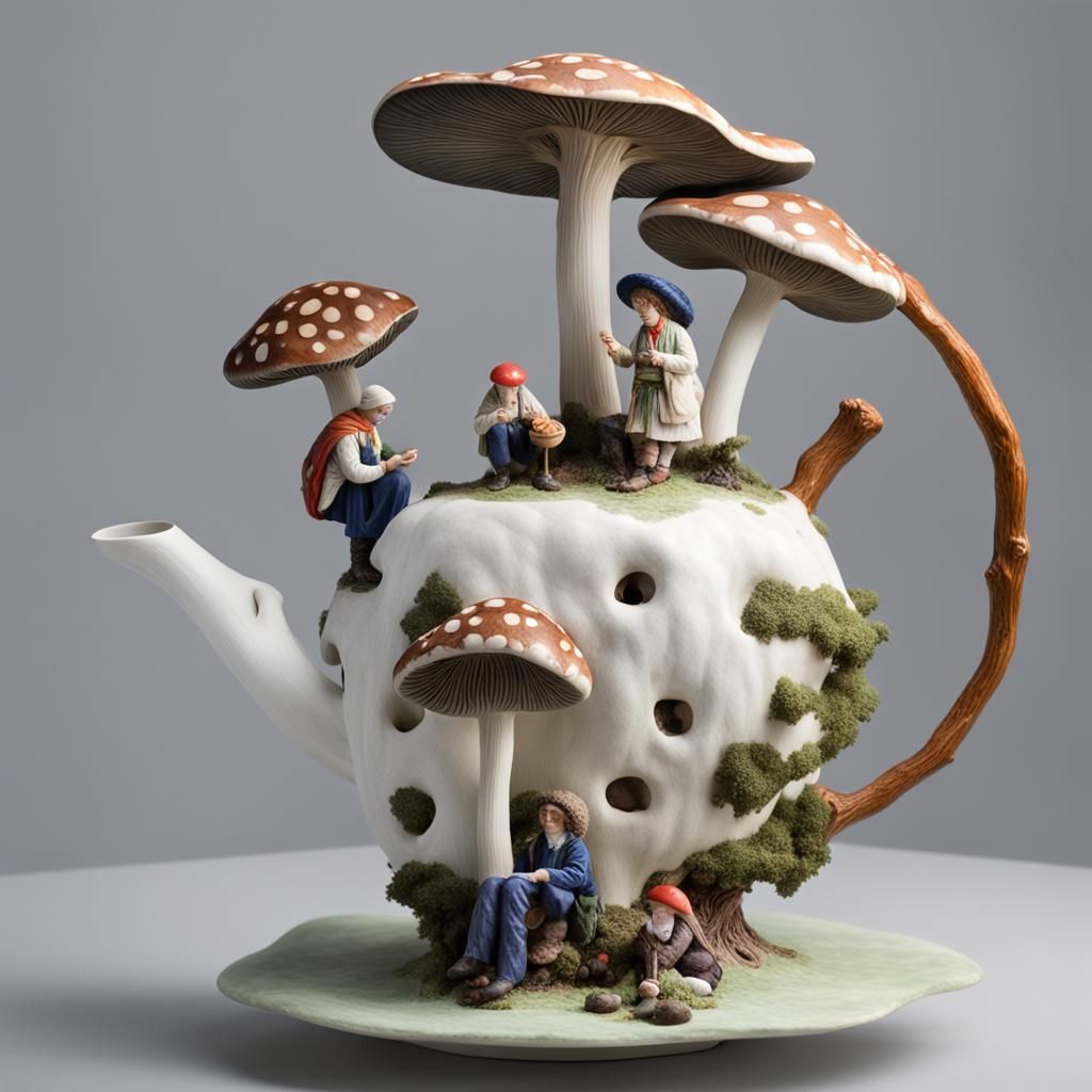 Mushroom Sculpture in Black Forest Museum of Modern Art
