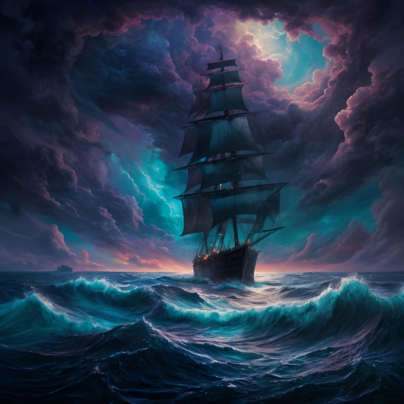 Eerie View of the Bermuda Triangle