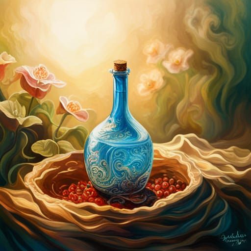 Ship in a Bottle: Photorealistic Matte Painting