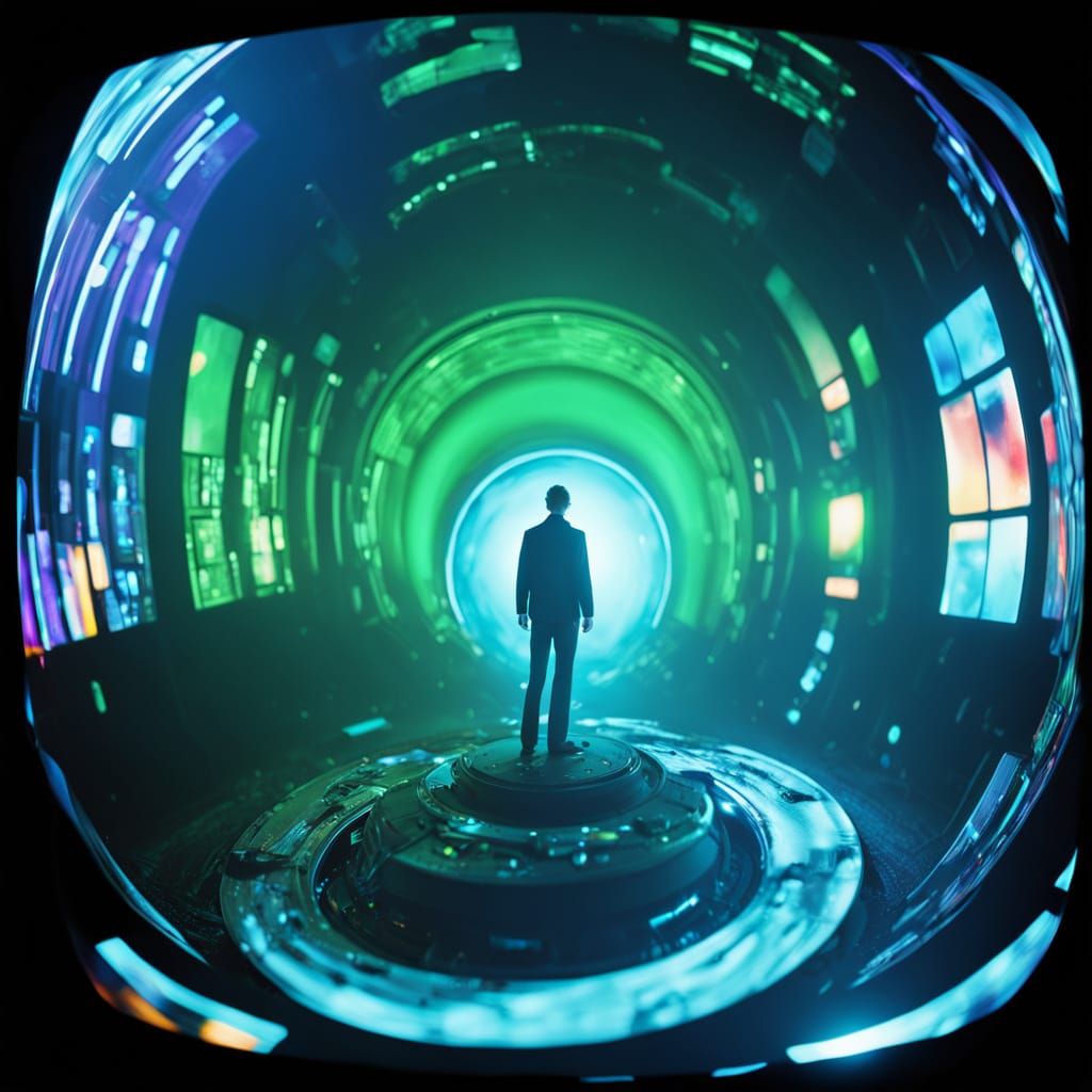 Dark Fantasy Awards Ceremony in a Surreal Graveyard