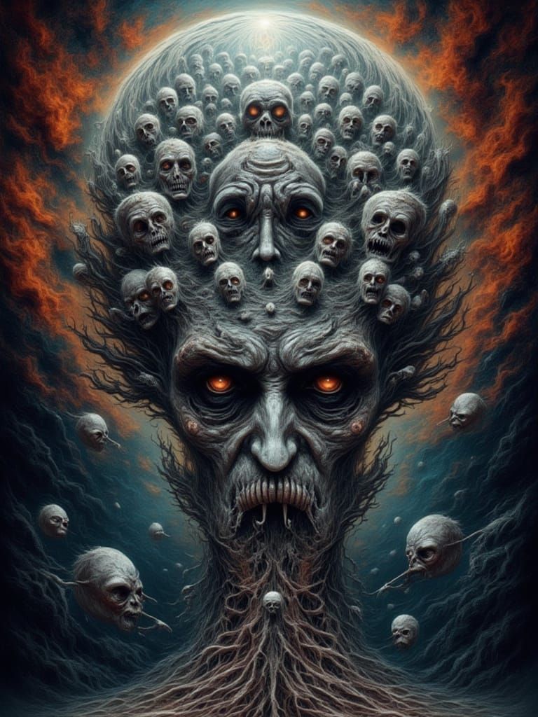 Inside a Man's Mind: A Surreal Nightmarescape